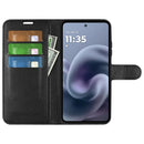 Moto G86 5G PU Wallet Case [Black] 6