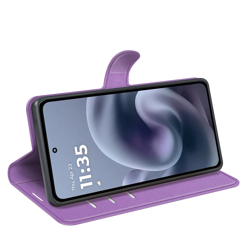 Moto G86 5G PU Wallet Case [Purple]