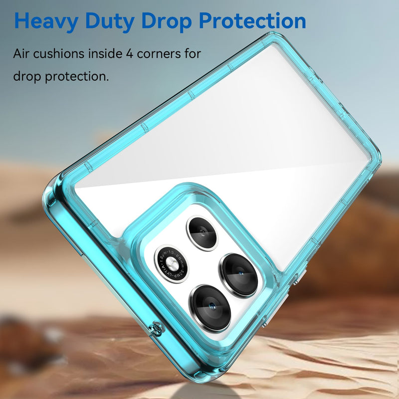 Motorola Moto G86 5G Soft TPU Bumper Case [Clear Blue]