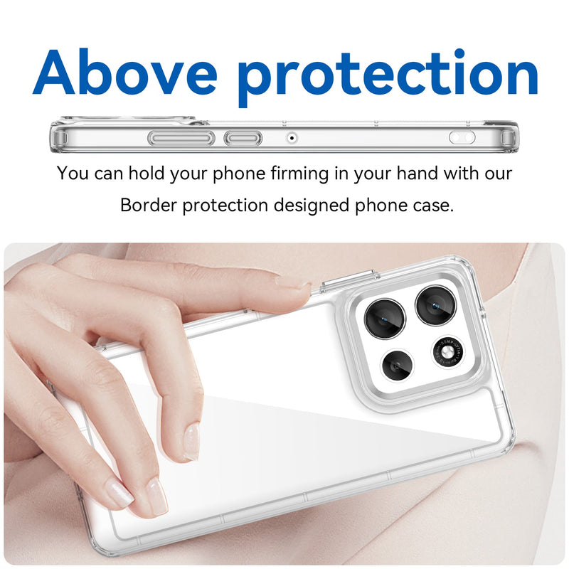 Motorola Moto G86 5G Soft TPU Bumper Case [Clear]