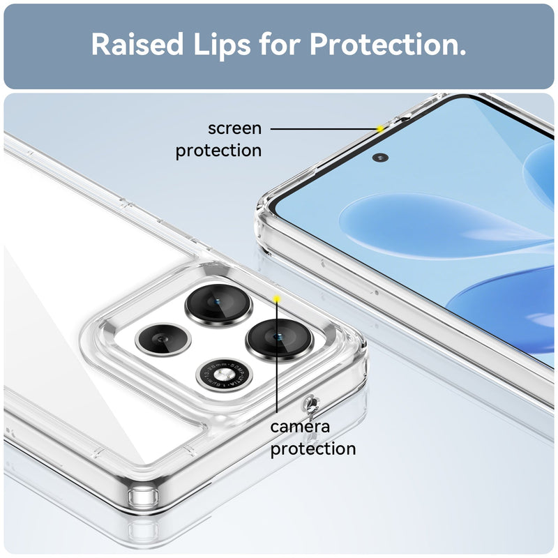 Motorola Moto G86 5G Soft TPU Bumper Case [Clear]