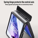 Icebreaker Clear Electroplated Hinge Case for Motorola Razr 50 Ultra with Tempered Glass [Black]