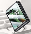 Icebreaker Clear Electroplated Hinge Case for Motorola Razr 60 Ultra with Tempered Glass [Gold]