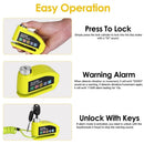 Motorcycle Alarm Disc Lock Black 5