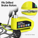 Motorcycle Alarm Disc Lock Black 6