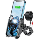 Motorcycle Motorbike Phone Mount Charger USB QC 3.0 36W