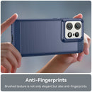 Motorola Moto Edge 50 Pro Carbon Fibre Brushed Case (Navy) 4