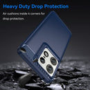Motorola Moto Edge 50 Pro Carbon Fibre Brushed Case (Navy) 2