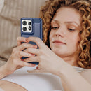 Motorola Moto Edge 50 Pro Carbon Fibre Brushed Case (Navy) 6