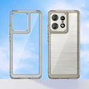 Motorola Moto Edge 50 Pro Soft TPU Bumper Case (Clear Grey)