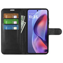 Motorola Moto G05 4G PU Wallet Case [Black] 6