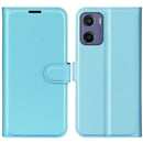Motorola Moto G05 4G PU Wallet Case [LightBlue] 4