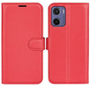 Motorola Moto G05 4G PU Wallet Case [Red] 4