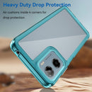 Motorola Moto G05 4G Soft TPU Bumper Case [Clear Blue] 2