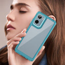 Motorola Moto G05 4G Soft TPU Bumper Case [Clear Blue] 6