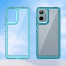 Motorola Moto G05 4G Soft TPU Bumper Case [Clear Blue] 7