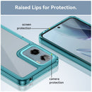 Motorola Moto G05 4G Soft TPU Bumper Case [Clear Blue] 5