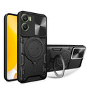 Motorola Moto G06 4G Ring Kickstand Case w/ Camera Cover