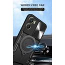 Motorola Moto G06 4G Ring Kickstand Case w/ Camera Cover