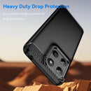 Motorola Moto G15 4G Carbon Fibre TPU Case Slim Shockproof