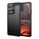 Motorola Moto G15 4G Carbon Fibre TPU Case Slim Shockproof