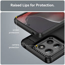 Motorola Moto G15 4G Carbon Fibre TPU Case Slim Shockproof
