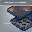 Motorola Moto G15 4G Carbon Fibre TPU Case Slim Shockproof