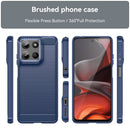 Motorola Moto G15 4G Carbon Fibre TPU Case Slim Shockproof