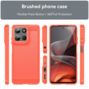 Motorola Moto G15 4G Carbon Fibre TPU Case Slim Shockproof