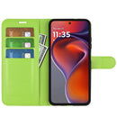 Motorola Moto G15 4G PU Wallet Case [Green] 6