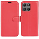 Motorola Moto G15 4G PU Wallet Case [Red] 4