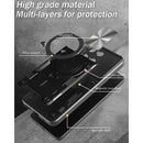 Motorola Moto G15 4G Ring Kickstand Case w/ Camera Cover