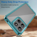 Motorola Moto G15 4G Soft TPU Bumper Case [Clear Blue] 2
