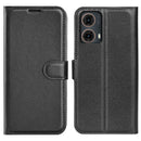 Motorola Moto G85 PU Leather Wallet Case [Black] 4