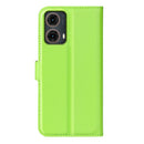 Motorola Moto G85 PU Leather Wallet Case [Green] 3
