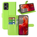 Motorola Moto G85 PU Leather Wallet Case [Green] 1