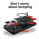 Motorola Moto G85 Ring Kickstand Case w/ Camera Cover
