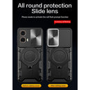 Motorola Moto G85 Ring Kickstand Case w/ Camera Cover [Red]