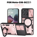 Motorola Moto G86 5G Ring Kickstand Case w/ Camera Cover