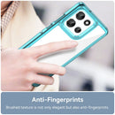 Motorola Moto G86 5G Soft TPU Bumper Case [Clear Blue] 4