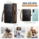 Caseme RFID Blocking Passport Holder Wallet – Leather Travel Organizer [Vintage Brown]
