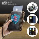 Caseme RFID Blocking Passport Holder Wallet – Leather Travel Organizer [Vintage Brown]