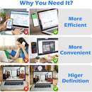 New Magnetic Laptop Phone Holder Silver 8