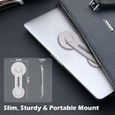 New Magnetic Laptop Phone Holder Silver 9