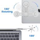 New Magnetic Laptop Phone Holder Silver 2