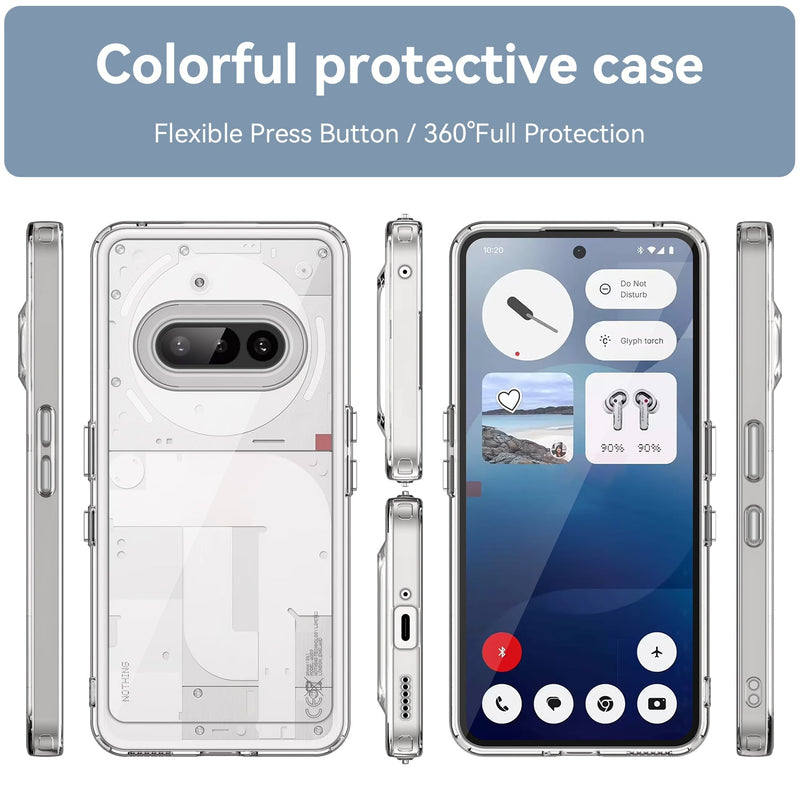 Nothing Phone (3a) Soft TPU Bumper Case [Clear]