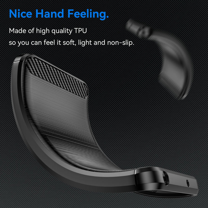Nothing Phone (3a) Carbon Fibre Brushed Case [Black]