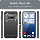 Nothing Phone (3a) Carbon Fibre Brushed Case [Black]