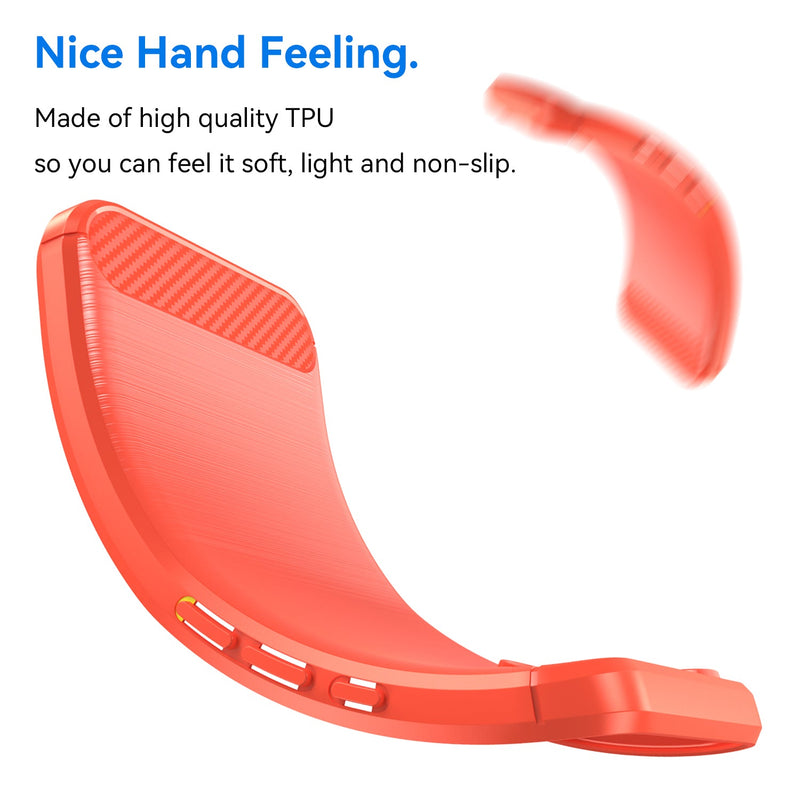 Nothing Phone (3a) Carbon Fibre Brushed Case [Red]