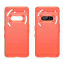 Nothing Phone (3a) Carbon Fibre Brushed Case [Red]